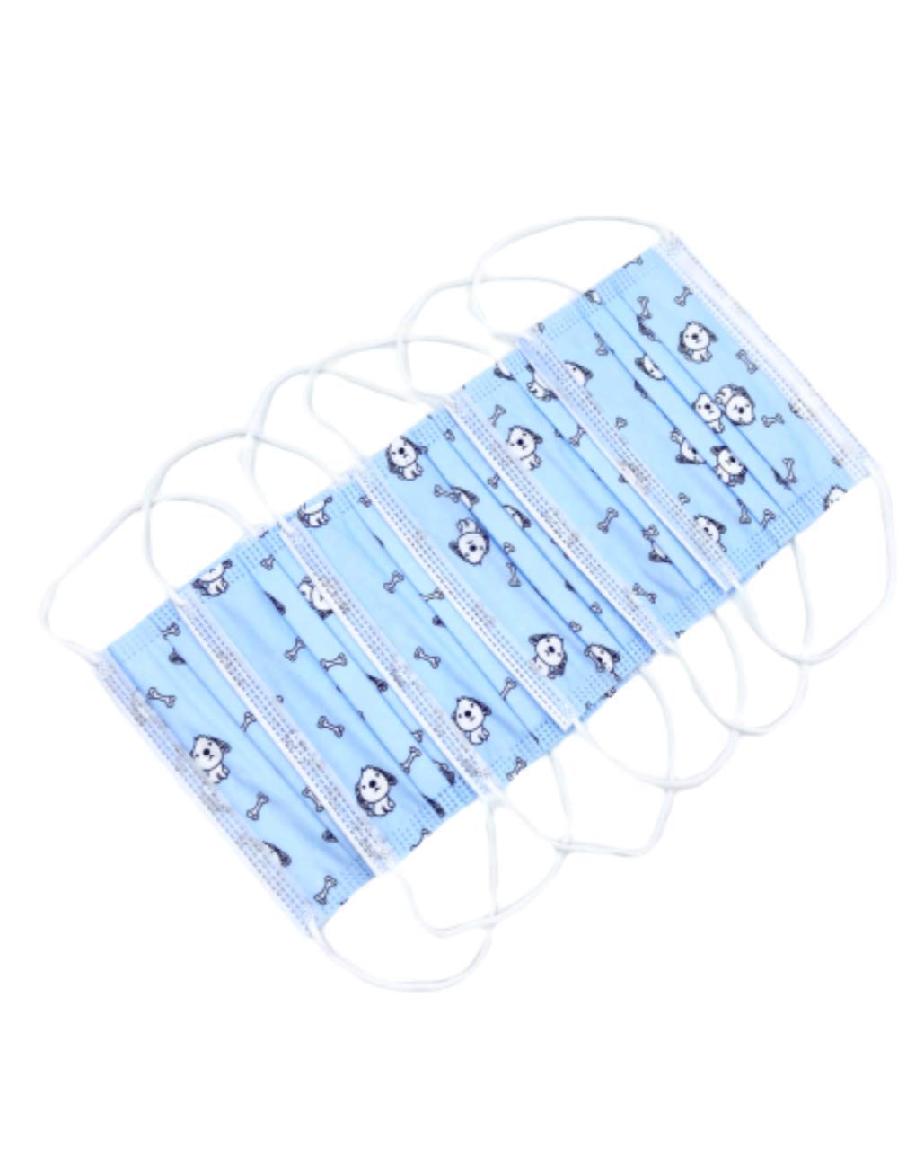 G-BOX Kids Face Masks, Children's Face Masks Disposable, 3-Layer, Cute Cartoon Patterns(100-pcs) (Charcoal Black)