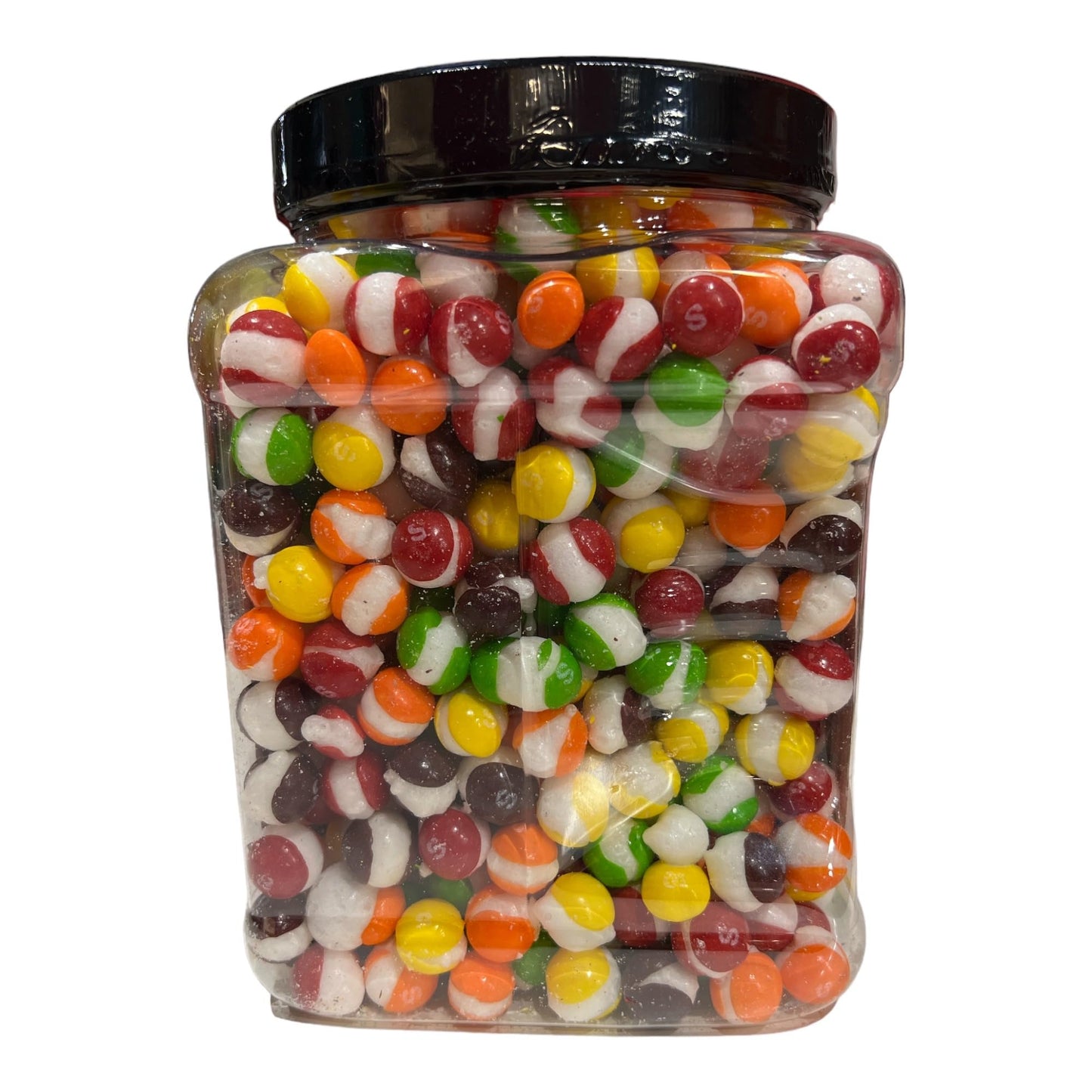 G-BOX 22 OZ Freeze Dried Candy Frettles, Premium USA Made Delightful Crunchy Fruity Flavorful Burst, TikTok Trend Items, Freeze Dried Skittles, Air-tight Sealed in a Grip Jar