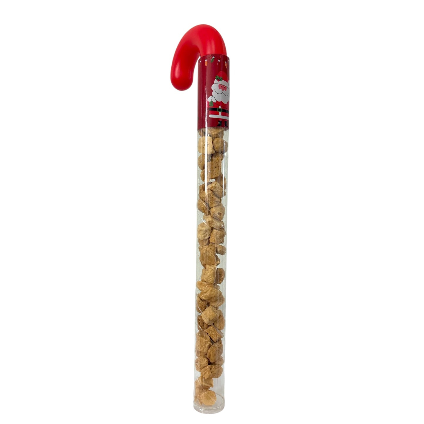 10 Pcs G-BOX Freeze Dried Candy Cane Tubes - Perfect Fun Christmas Candy & Stocking Stuffers! Freeze Dried Mini Marshmallows, Decorative Candy Filled Candy Canes Bulk Idea. (10 Mini Marshmallow Canes)