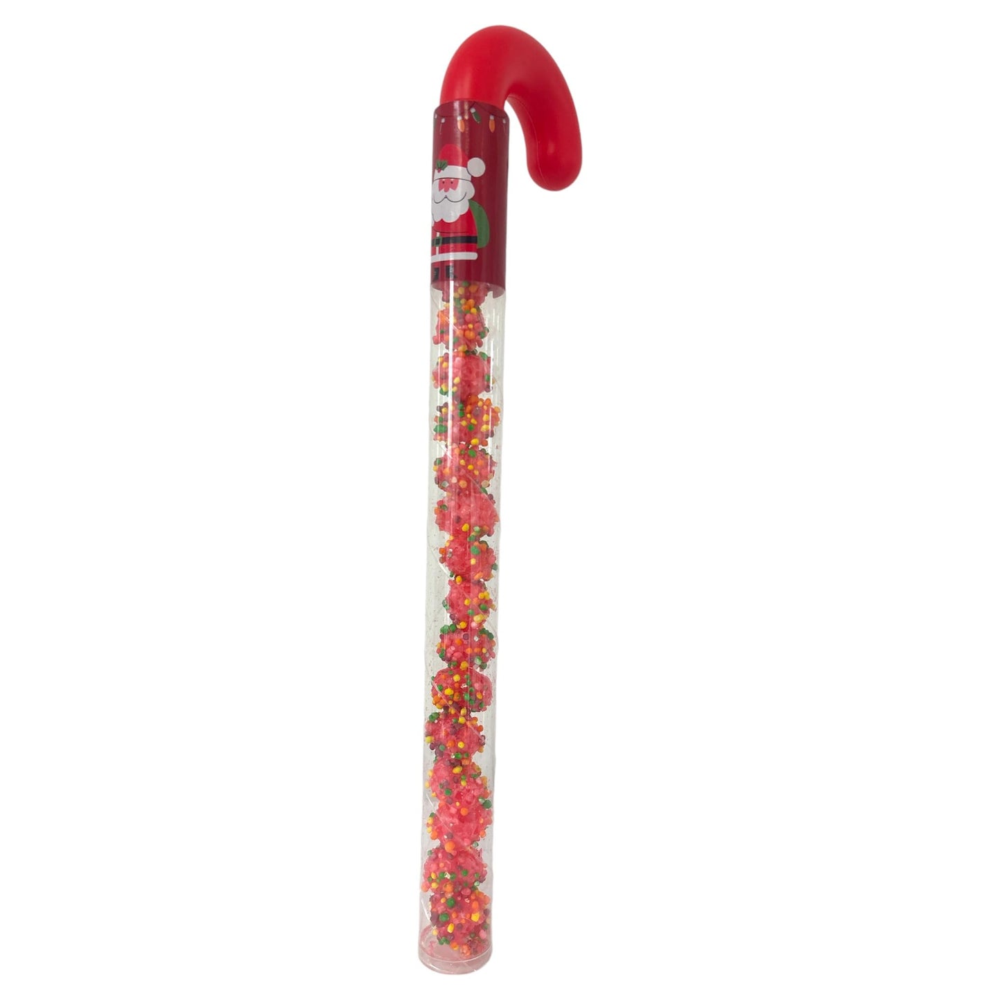 10 Pcs G-BOX Freeze Dried Candy Cane Tubes - Perfect Fun Christmas Candy & Stocking Stuffers! Freeze Dried Mini Marshmallows, Decorative Candy Filled Candy Canes Bulk Idea. (10 Mini Marshmallow Canes)