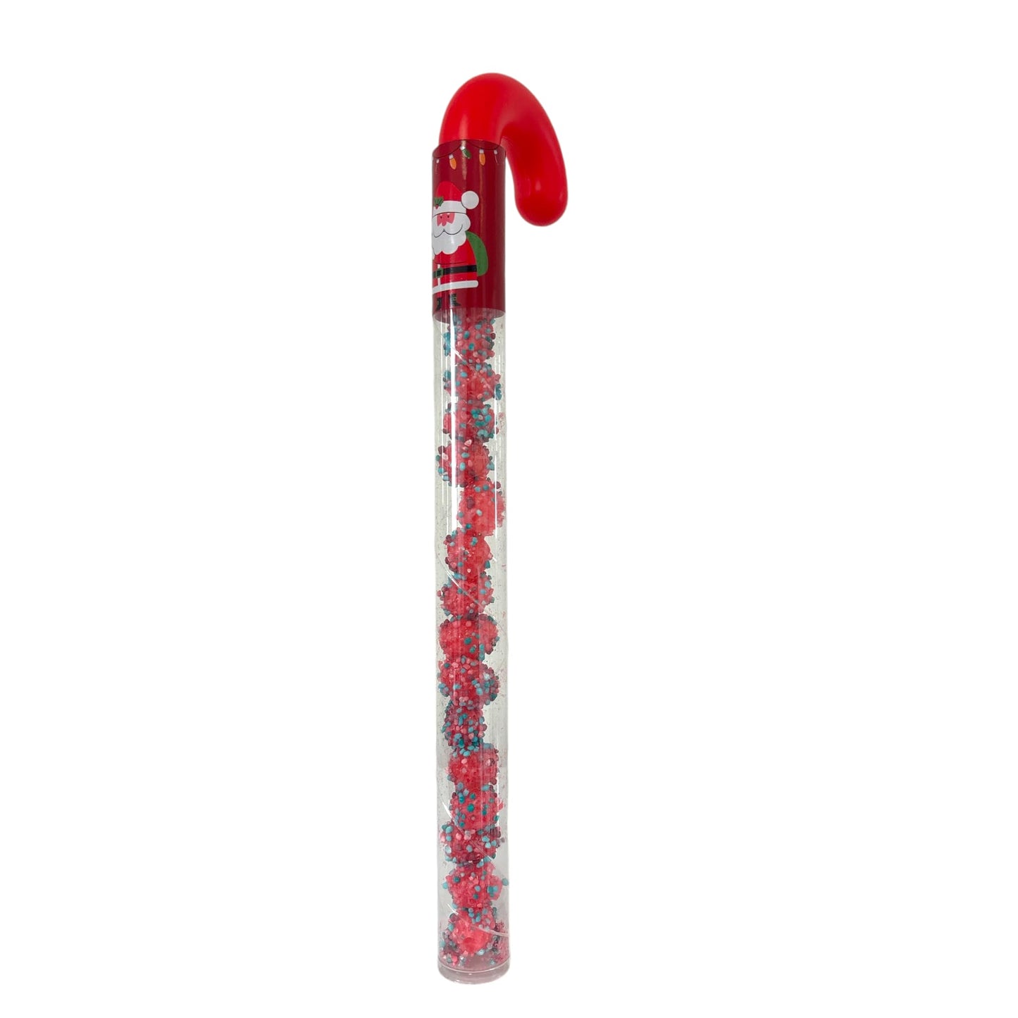 10 Pcs G-BOX Freeze Dried Candy Cane Tubes - Perfect Fun Christmas Candy & Stocking Stuffers! Freeze Dried Mini Marshmallows, Decorative Candy Filled Candy Canes Bulk Idea. (10 Mini Marshmallow Canes)