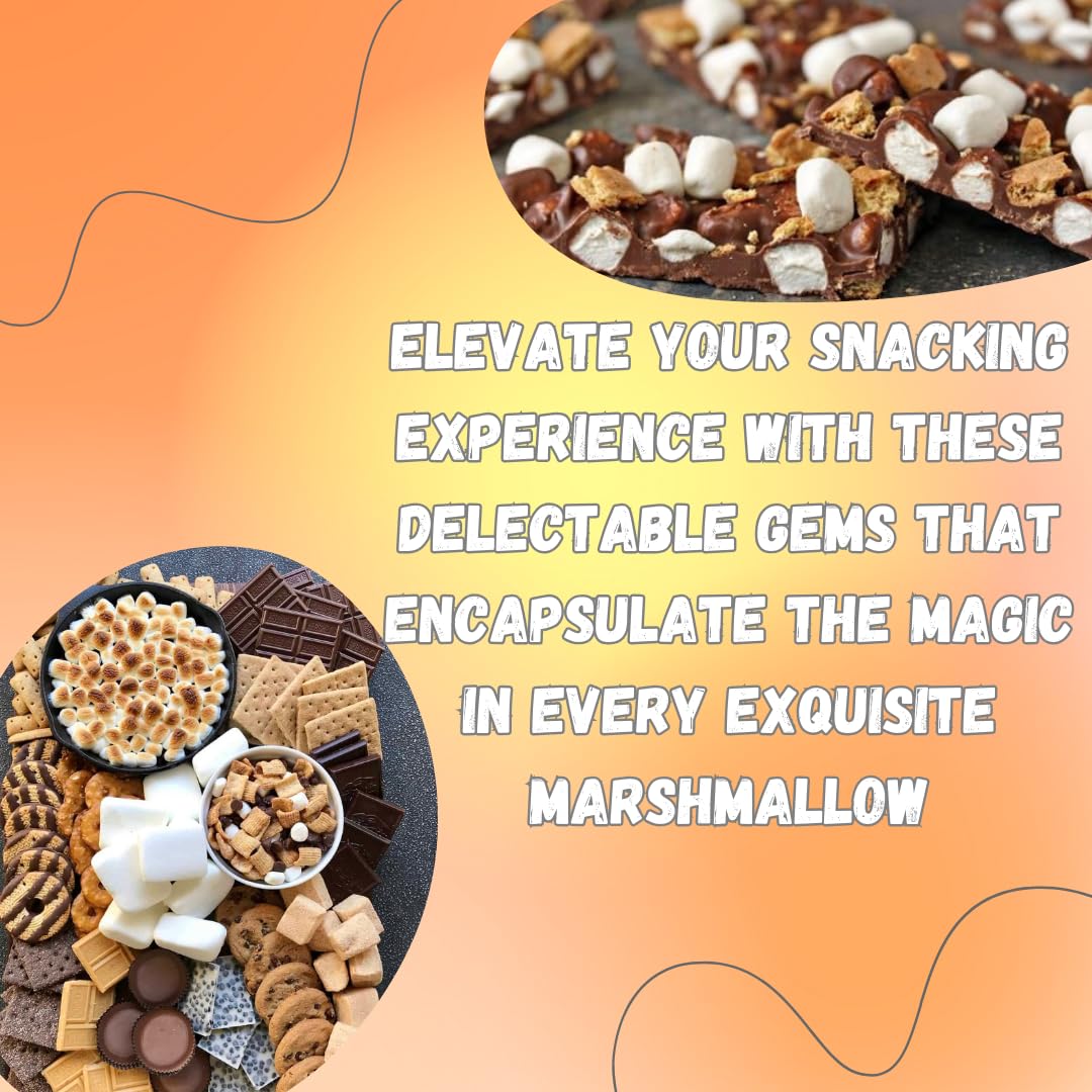 G-BOX Freeze Dried Marshmallows, Mini Caramel Marshmallows, Mini Marshmallows, Fat-free Christmas Candy, TikTok Trend Items, Perfect Halloween marshmallows(Medium, Caramel CrispyMallows)